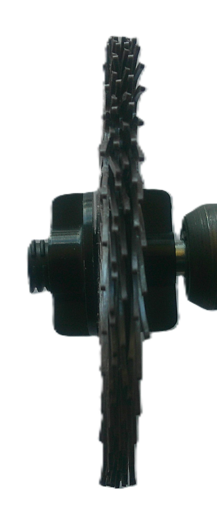 3" TC 36X, 3 Ply Brush, 1/4" Steel Shaft, Reusable Adapter
