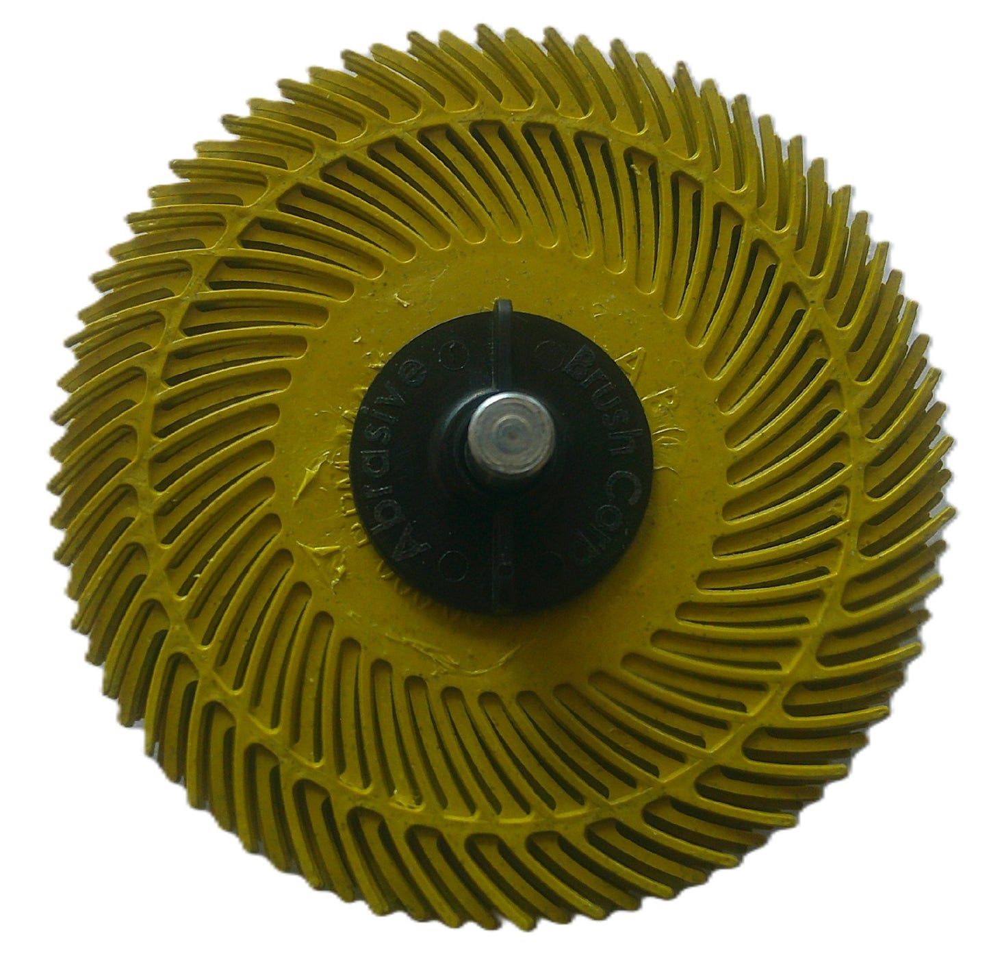 3" TC 80X, 9 Ply Brush, 1/4" Steel Shaft, Reusable Adapter