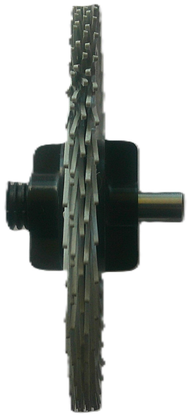 3" TC 120X, 3 Ply Brush, 1/4" Steel Shaft, Reusable Adapter