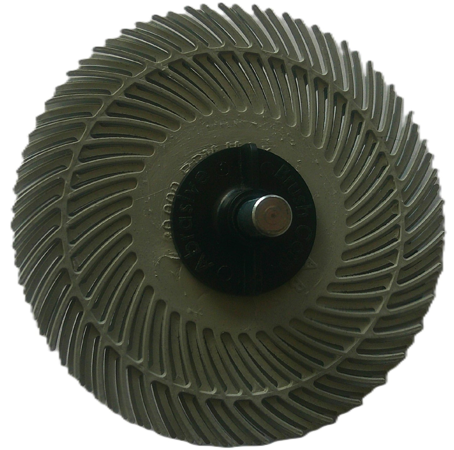 3" TC 120X, 3 Ply Brush, 1/4" Steel Shaft, Reusable Adapter