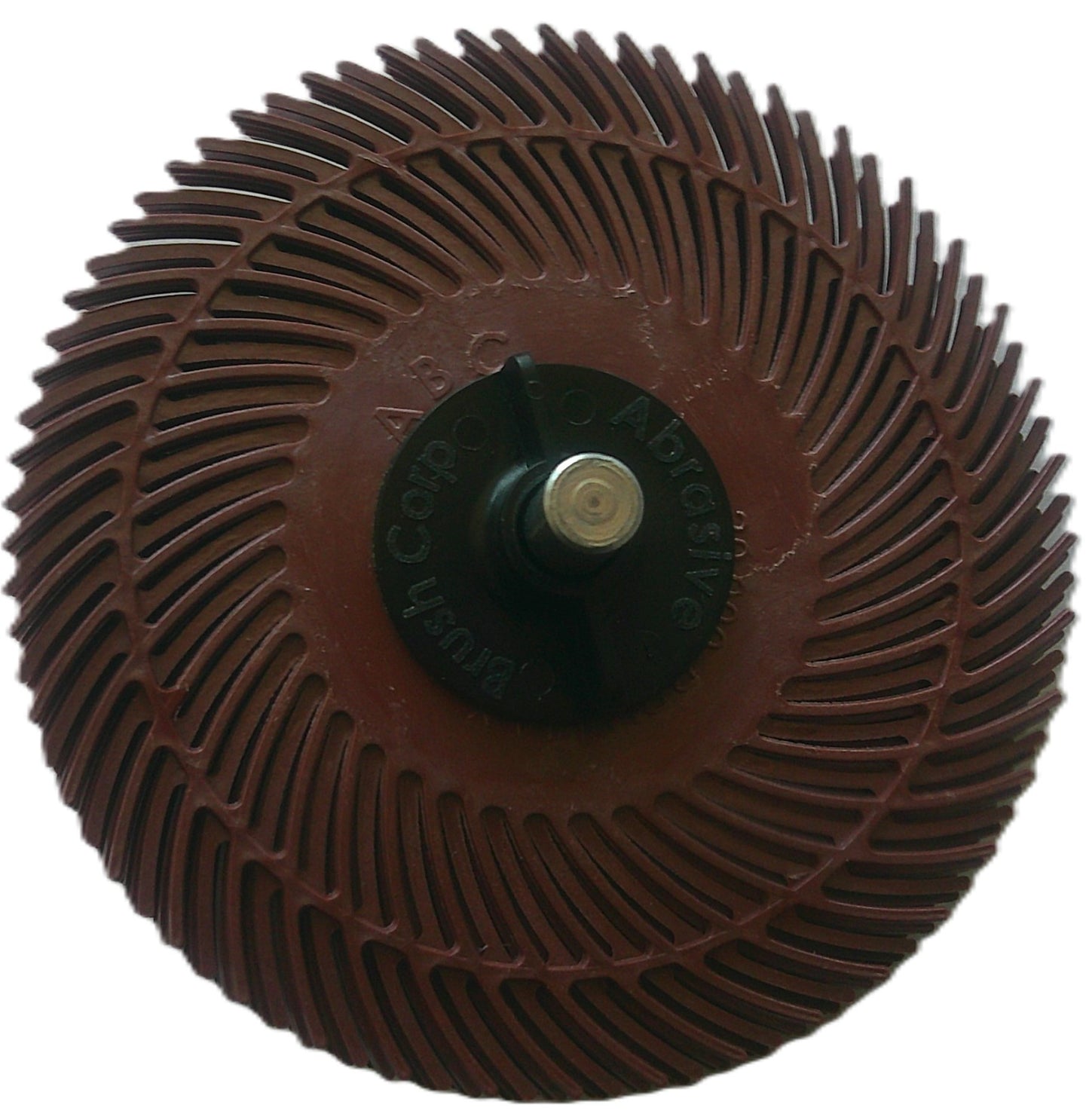 3" TC 220X, 6 Ply Brush, 1/4" Steel Shaft, Reusable Adapter