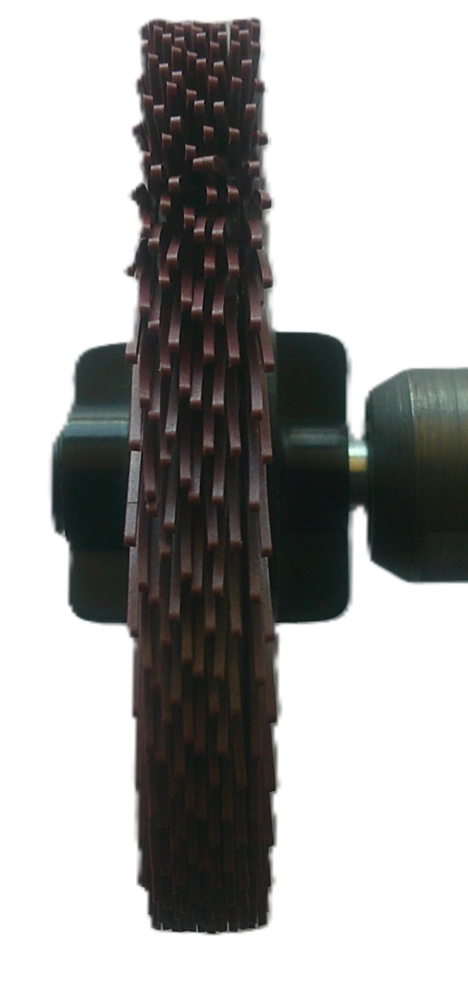 3" TC 220X, 6 Ply Brush, 1/4" Steel Shaft, Reusable Adapter
