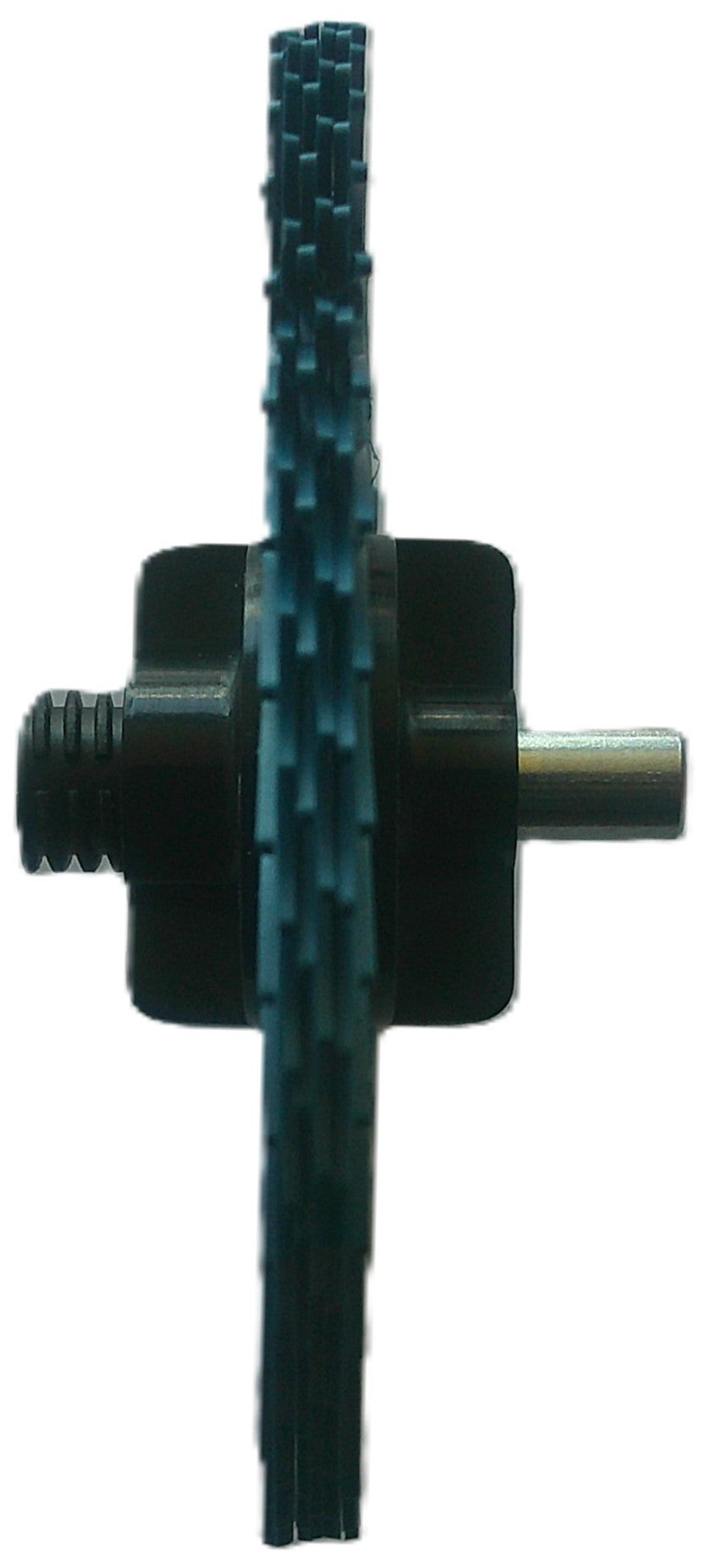 3" TC 400X, 3 Ply Brush, 1/4" Steel Shaft, Reusable Adapter