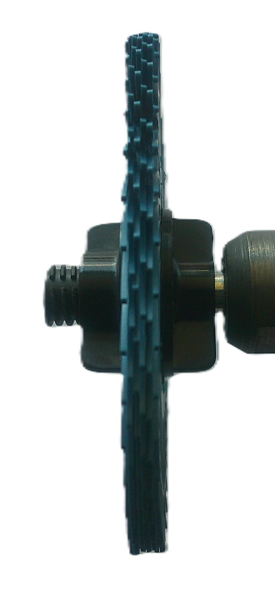 3" TC 400X, 3 Ply Brush, 1/4" Steel Shaft, Reusable Adapter