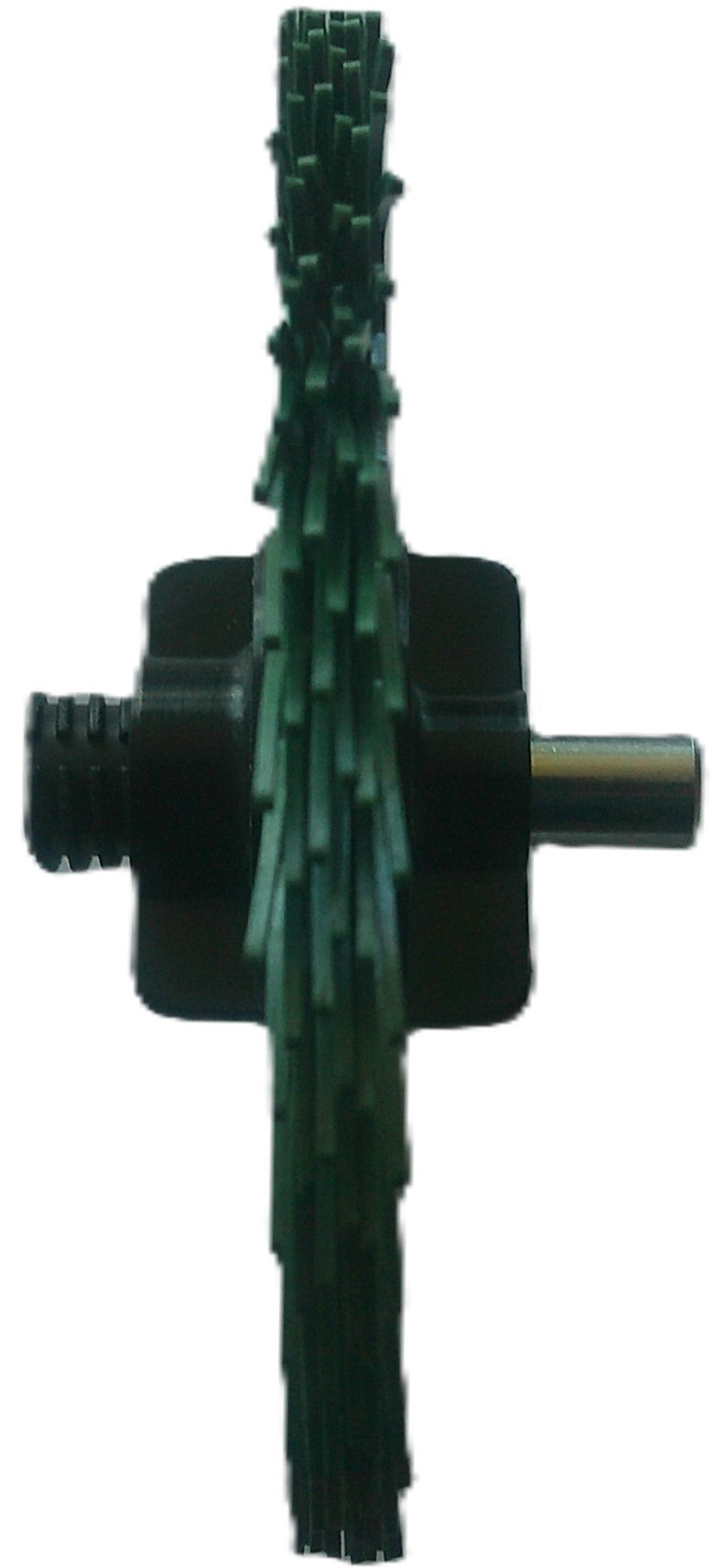 3" TC 50X, 3 Ply Brush, 1/4" Steel Shaft, Reusable Adapter