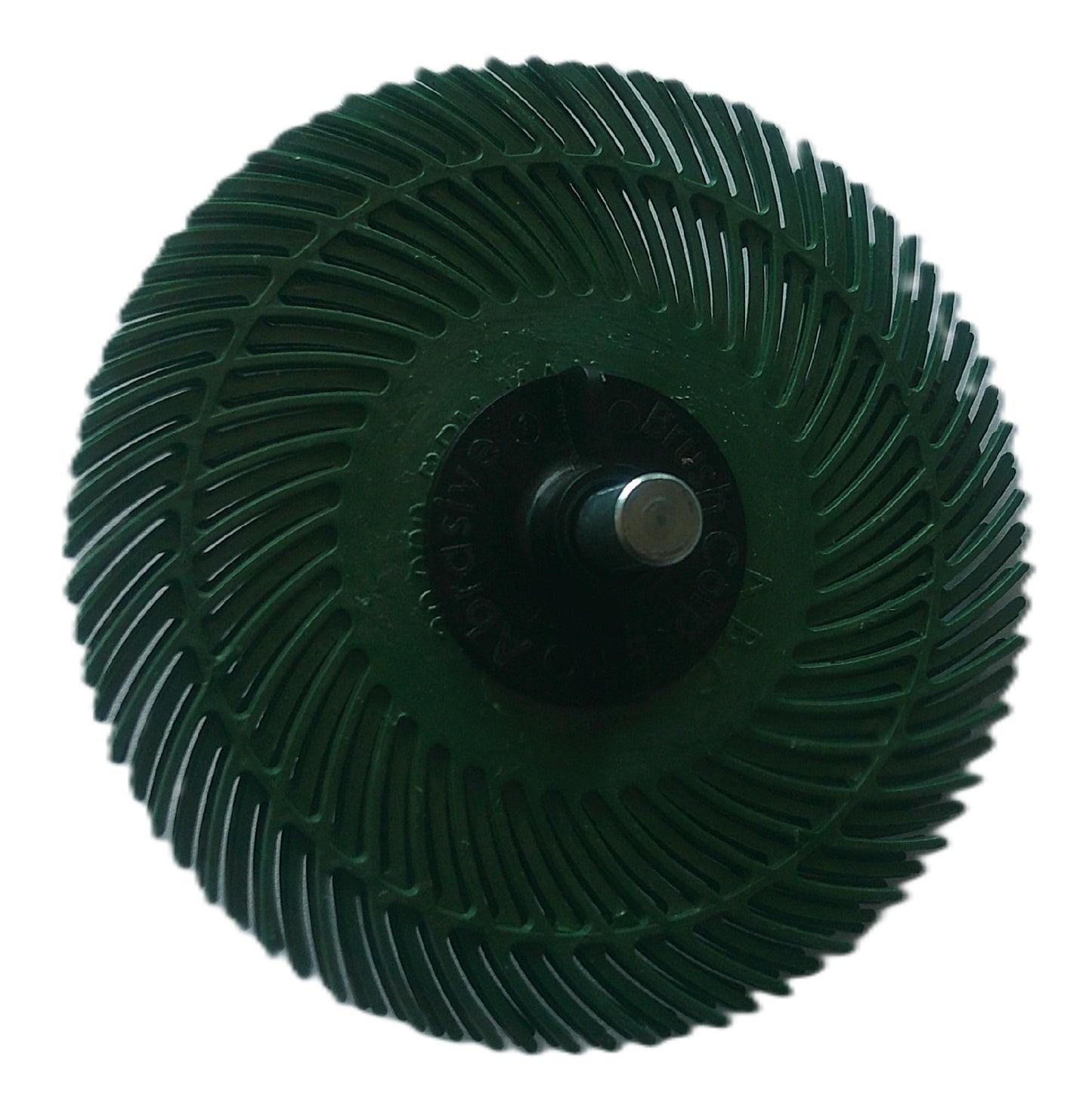 3" TC 50X, 3 Ply Brush, 1/4" Steel Shaft, Reusable Adapter