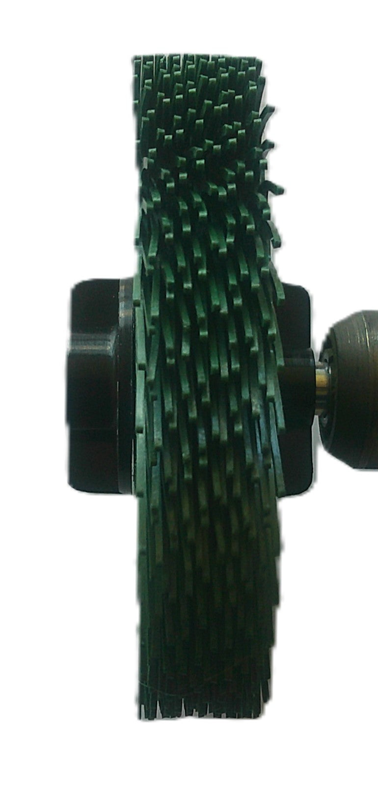 3" TC 50X, 9 Ply Brush, 1/4" Steel Shaft, Reusable Adapter