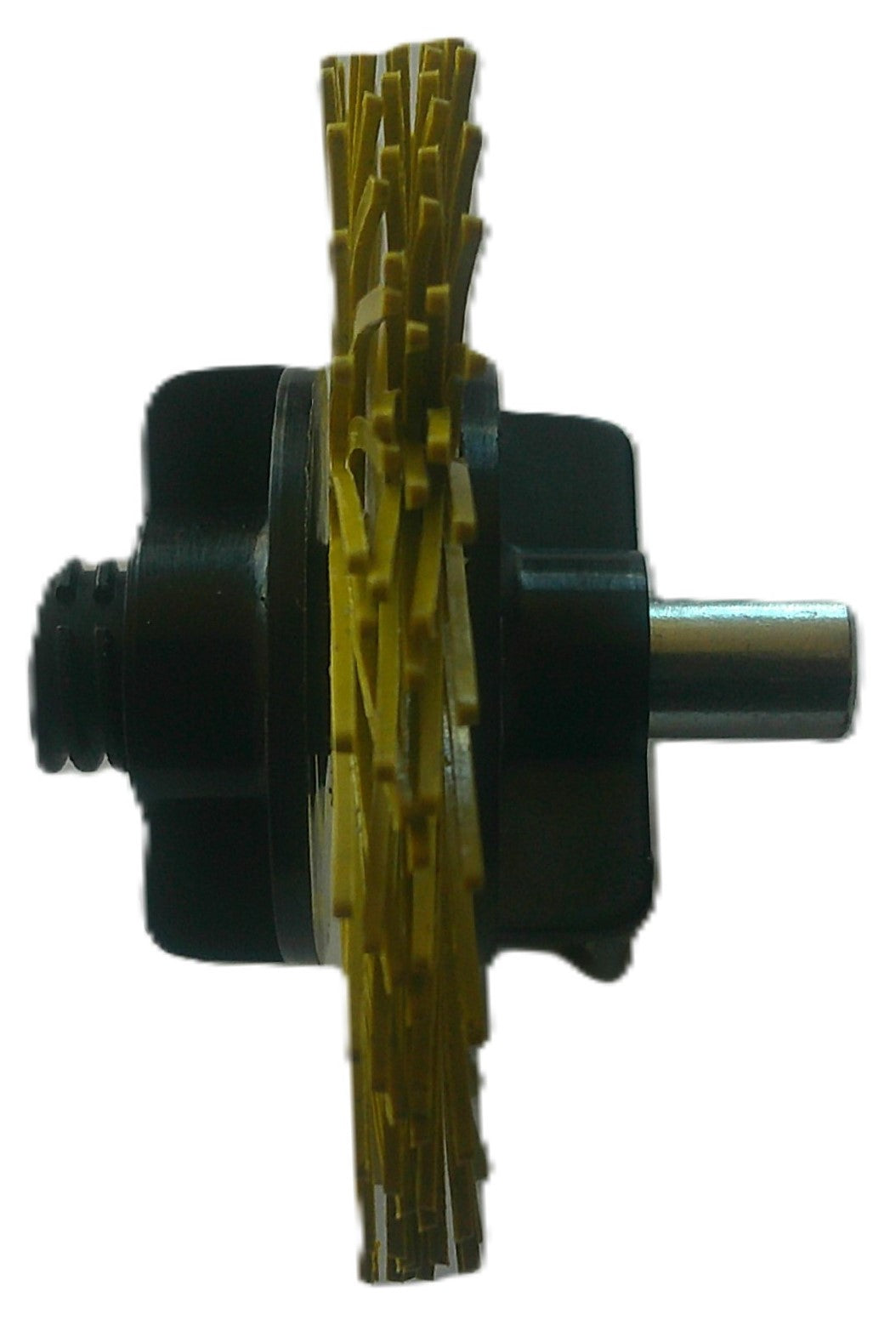 2" TC 80X, 3 Ply Brush, 1/4" Steel Shaft, Reusable Adapter