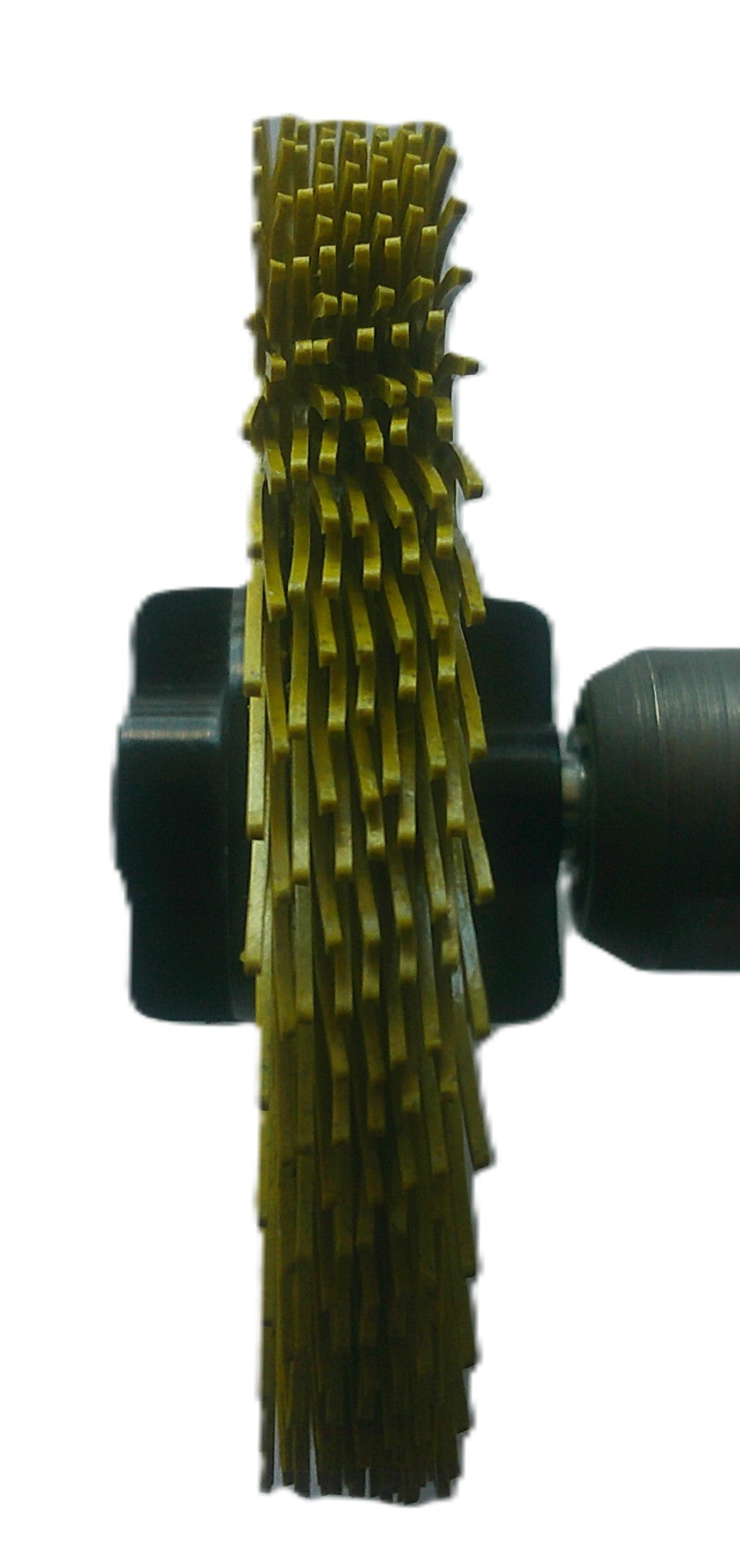 3" TC 80X, 6 Ply Brush, 1/4" Steel Shaft, Reusable Adapter