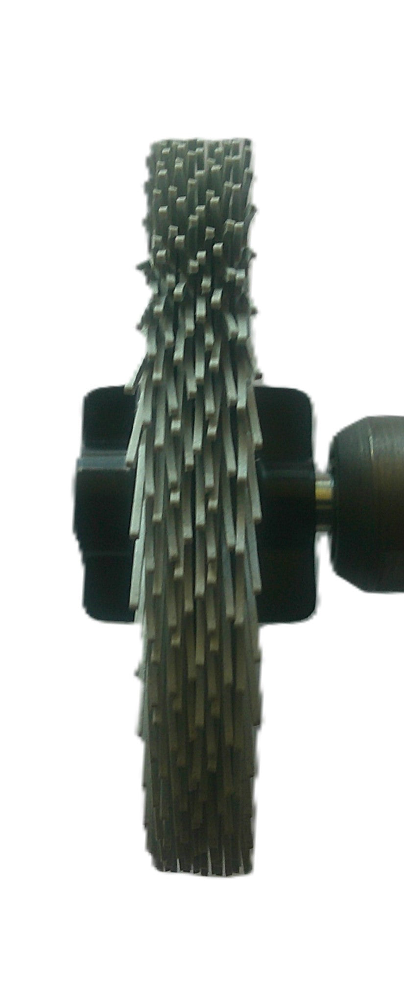 3" TC 120X, 6 Ply Brush, 1/4" Steel Shaft, Reusable Adapter
