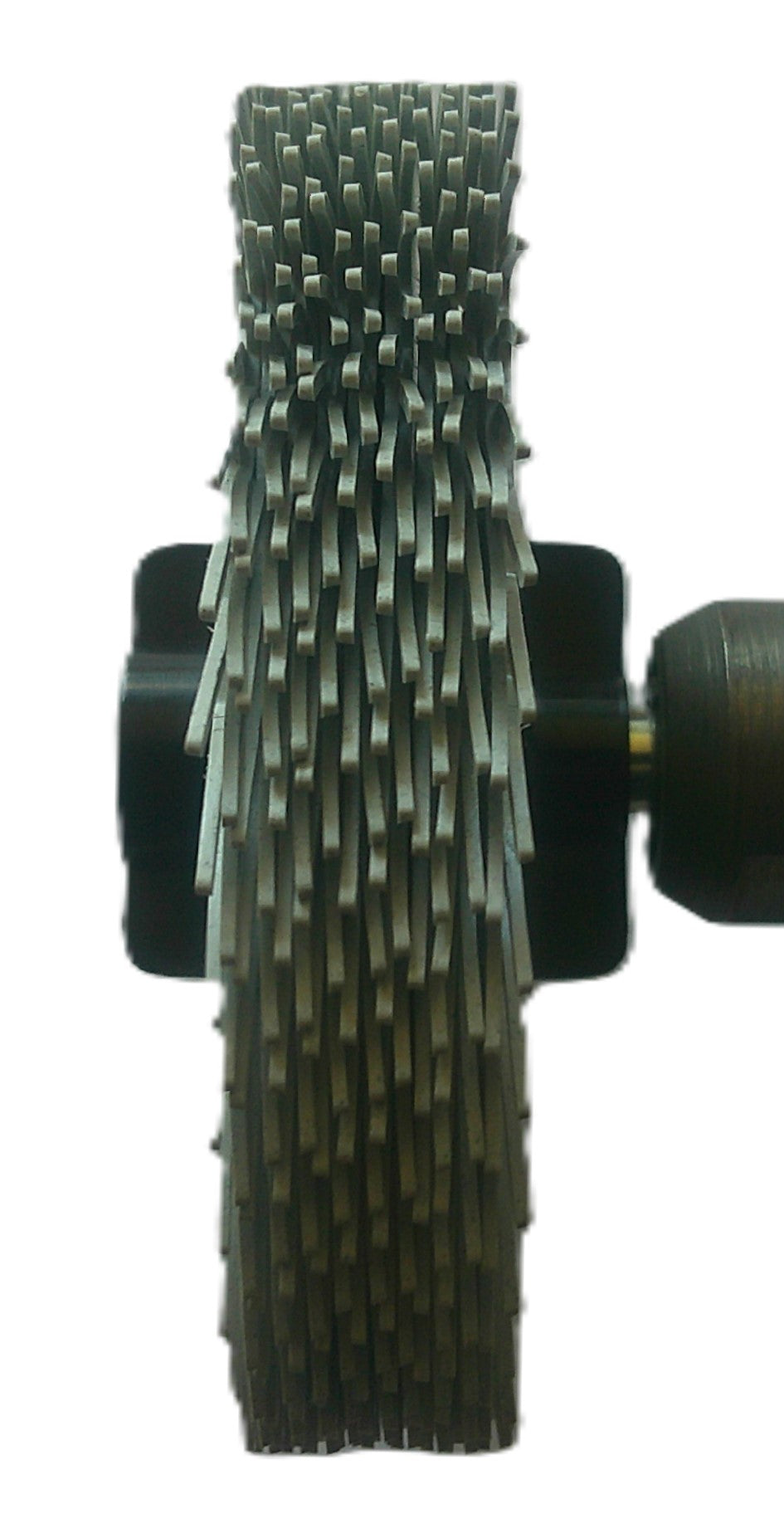 3" TC 120X, 9 Ply Brush, 1/4" Steel Shaft, Reusable Adapter