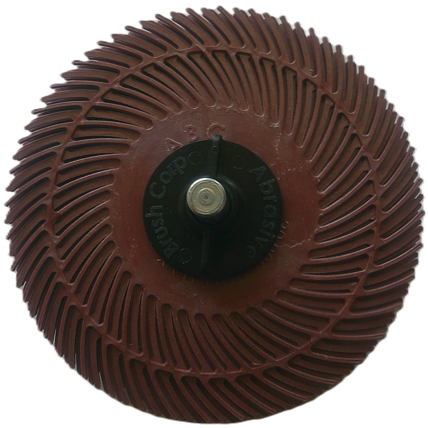 3" TC 220X, 3 Ply Brush, 1/4" Steel Shaft, Reusable Adapter
