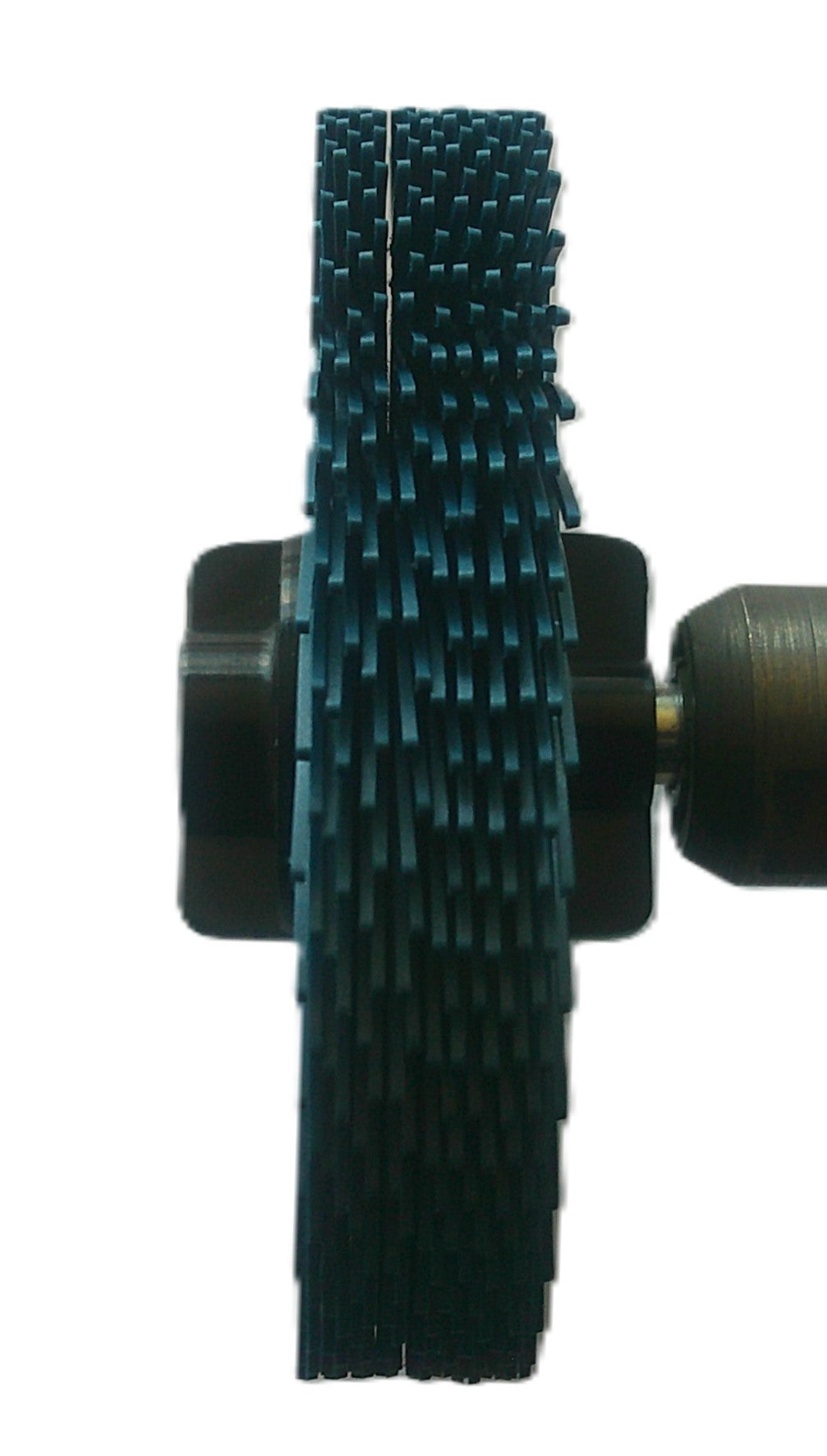 3" TC 400X, 9 Ply Brush, 1/4" Steel Shaft, Reusable Adapter