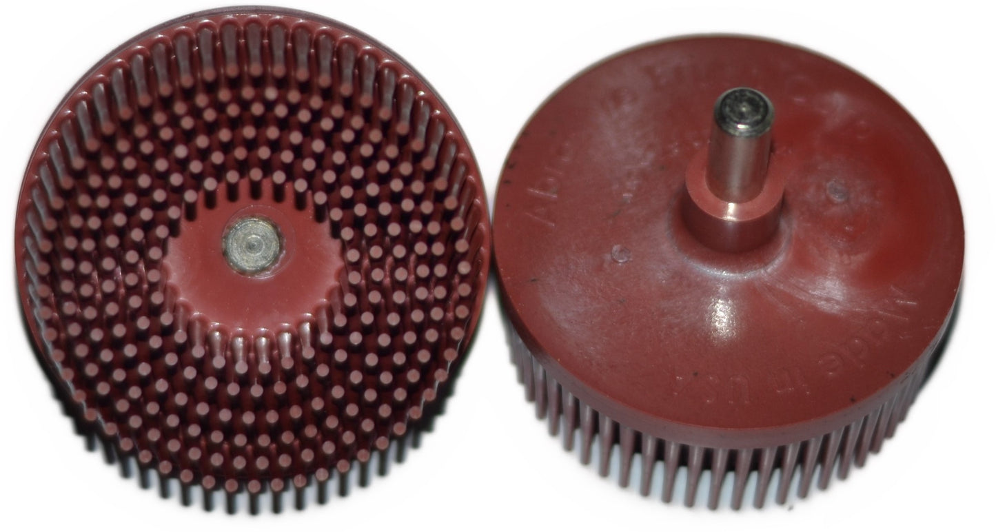 2"Brush 220X, 1/4" Steel Shaft, Box of 10
