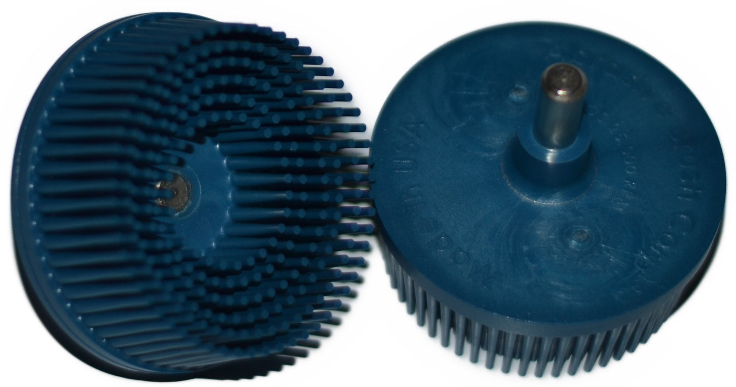 2" Brush 400X, 1/4" Steel Shaft, Bag of 2 Brushes