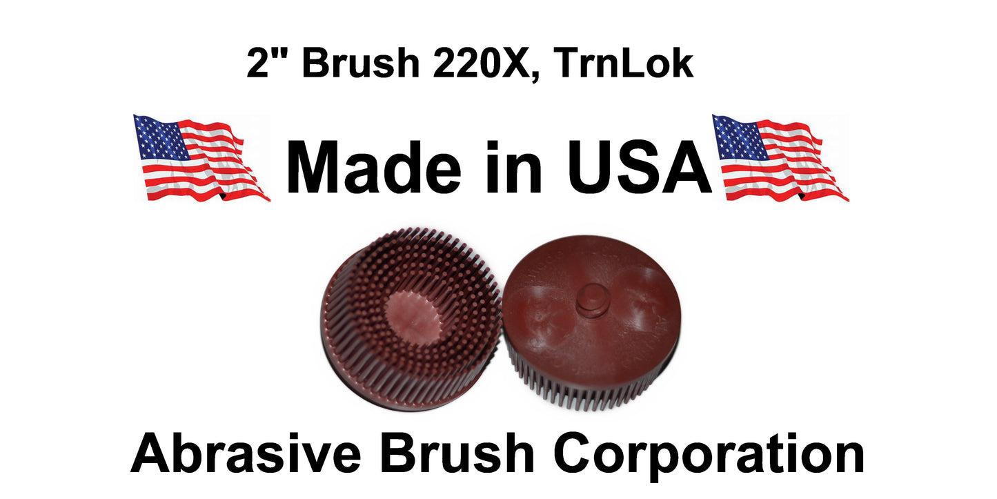 2" Brush 220X, TrnLok, Box of 10