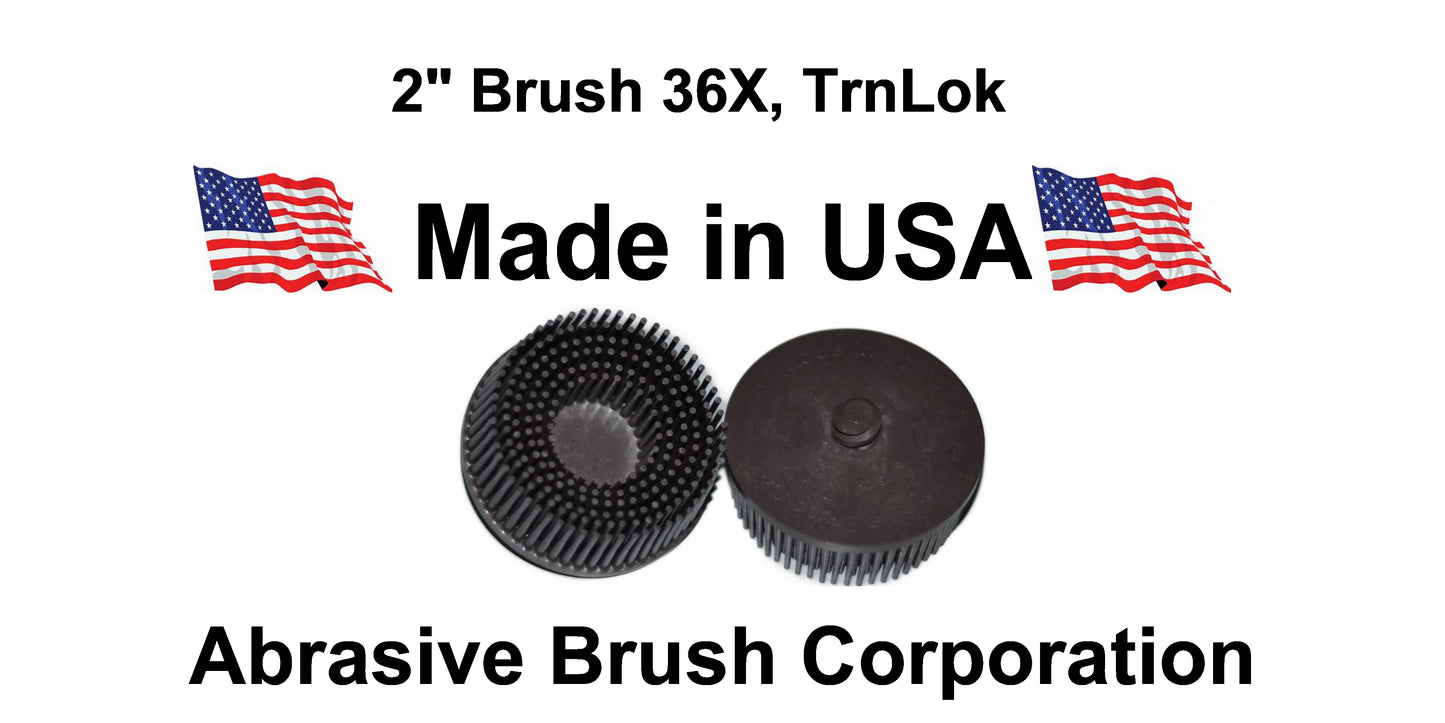 2" Brush 36X, TrnLok, Box of 10
