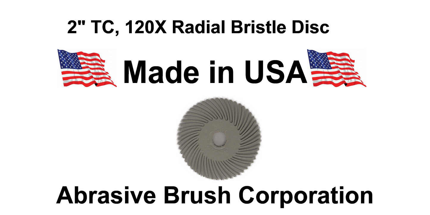 Radial Disc, 2" TC 120X, 40 discs per Box