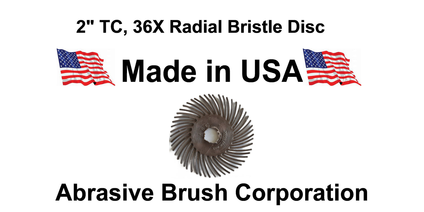 Radial Disc, 2" TC 36X, 40 discs per Box