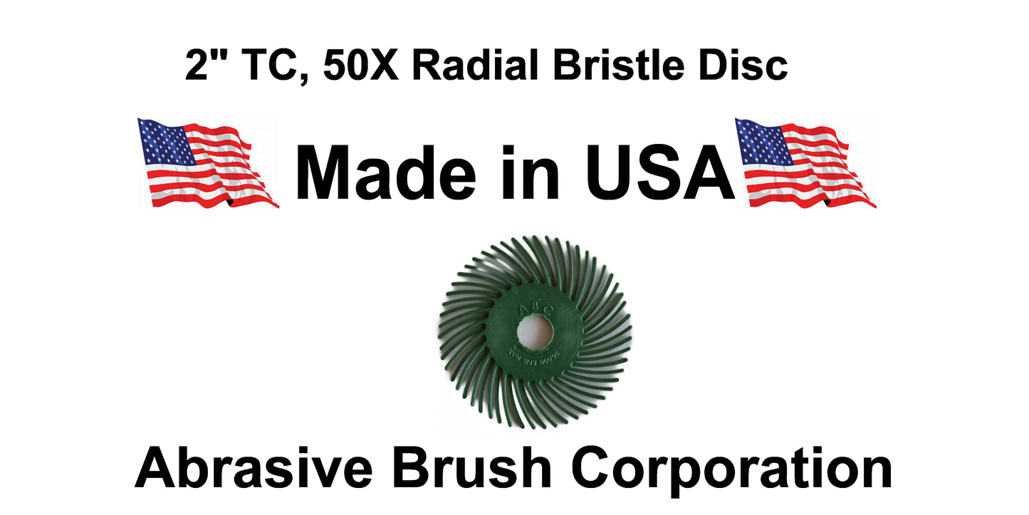 Radial Disc, 2" TC 50X, 40 discs per Box
