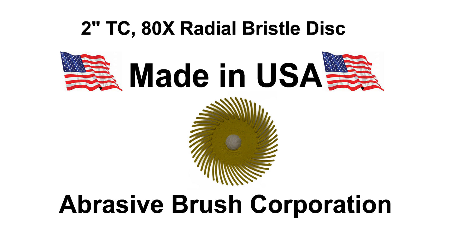 Radial Disc, 2" TC 80X, 40 discs per Box