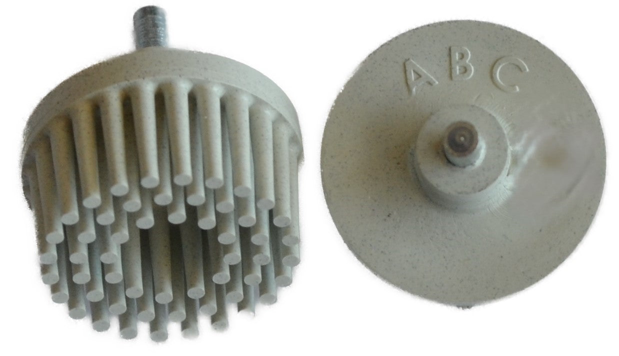 1"Brush 120X, 1/8" Steel Shaft, Box of 10