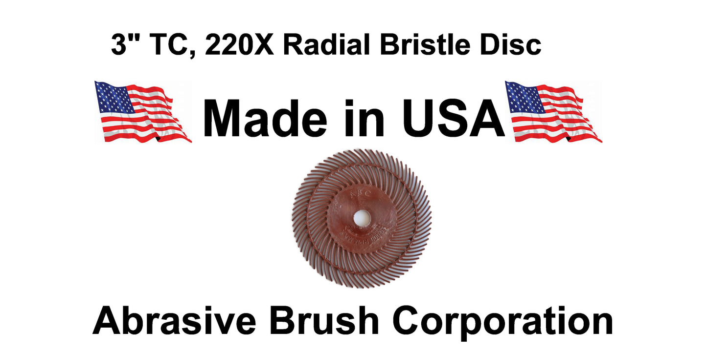 Radial Disc, 3" TC 220X, 40 discs per Box