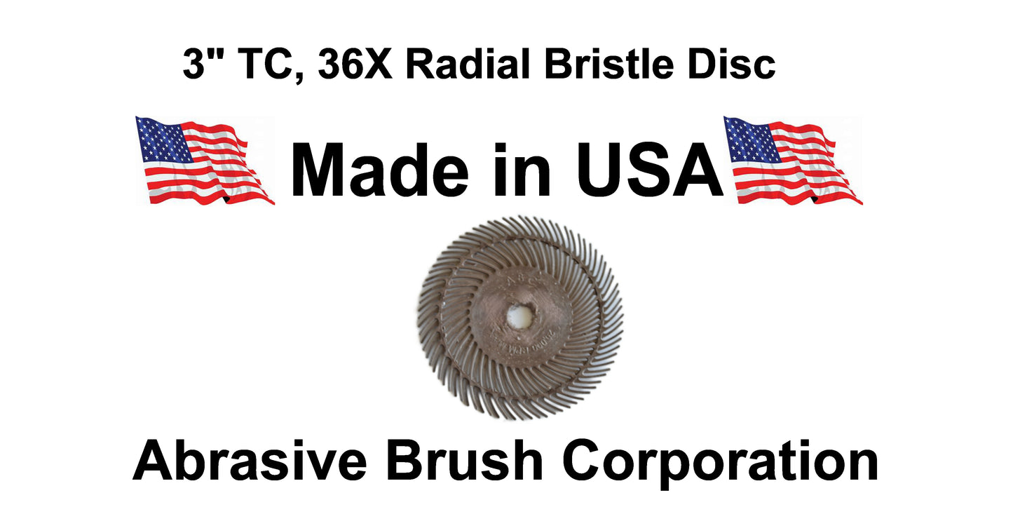 Radial Disc, 3" TC 36X, 40 discs per Box
