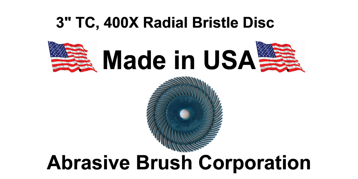 Radial Disc, 3" TC 400X, 40 discs per Box