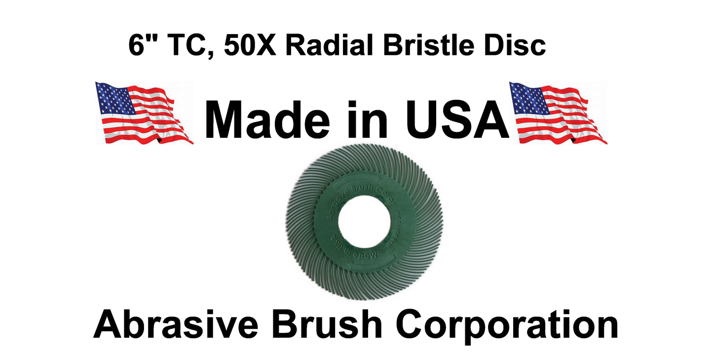 Radial Disc, 6" TC 50X, Box of 40 discs