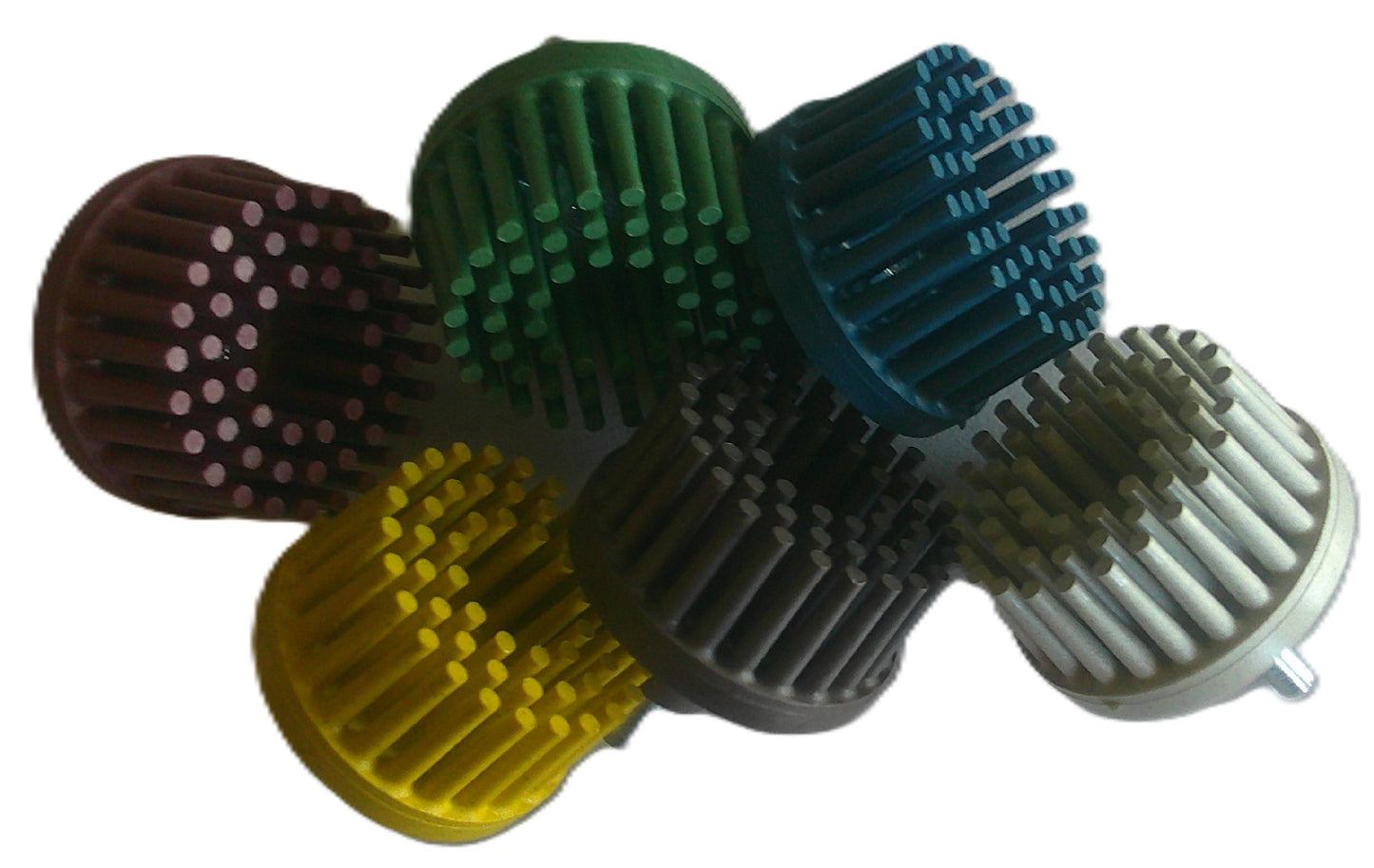 1" Brush 1/4" Steel Shaft, Sample Pack, 6 Brushes per Box