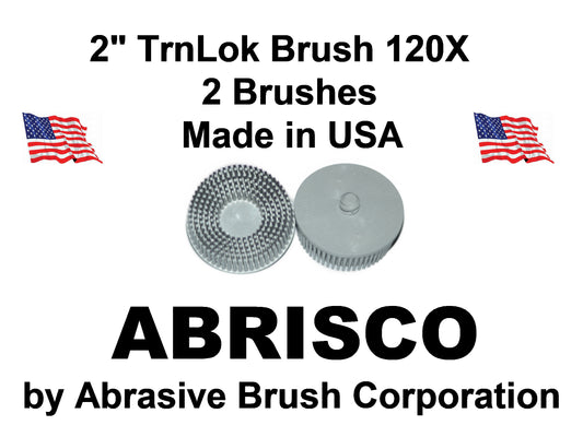 2" Brush 120X, TrnLok, Bag of 2 Brushes