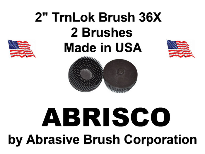 2" Brush 36X, TrnLok, Bag of 2 Brushes