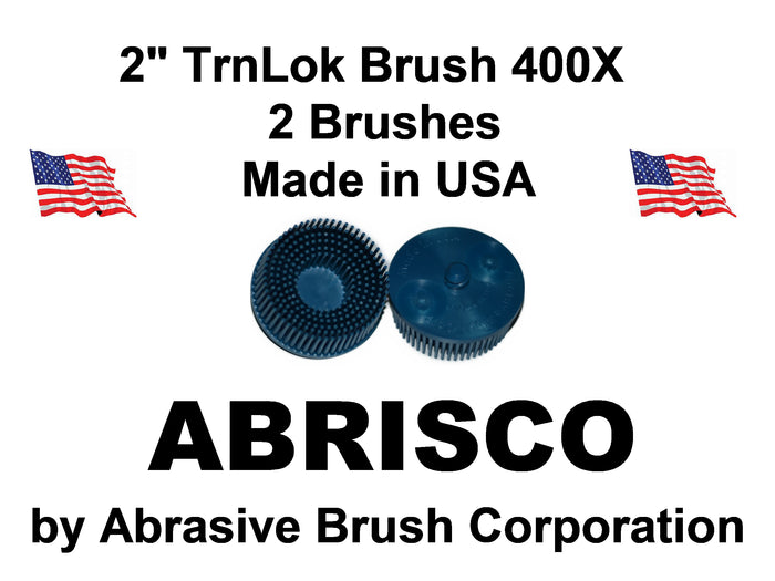2" Brush 400X, TrnLok, Bag of 2 Brushes