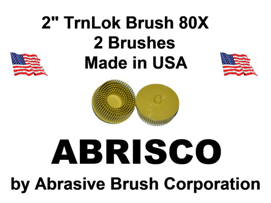 2" Brush 80X, TrnLok, Bag of 2 Brushes