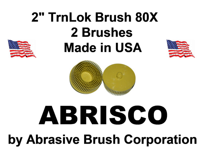 2" Brush 80X, TrnLok, Bag of 2 Brushes