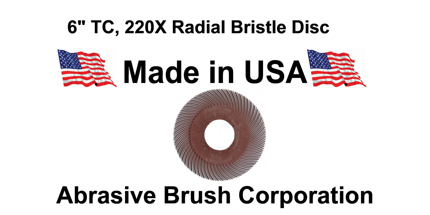 Radial Disc, 6" TC  220X, Box of 40 discs