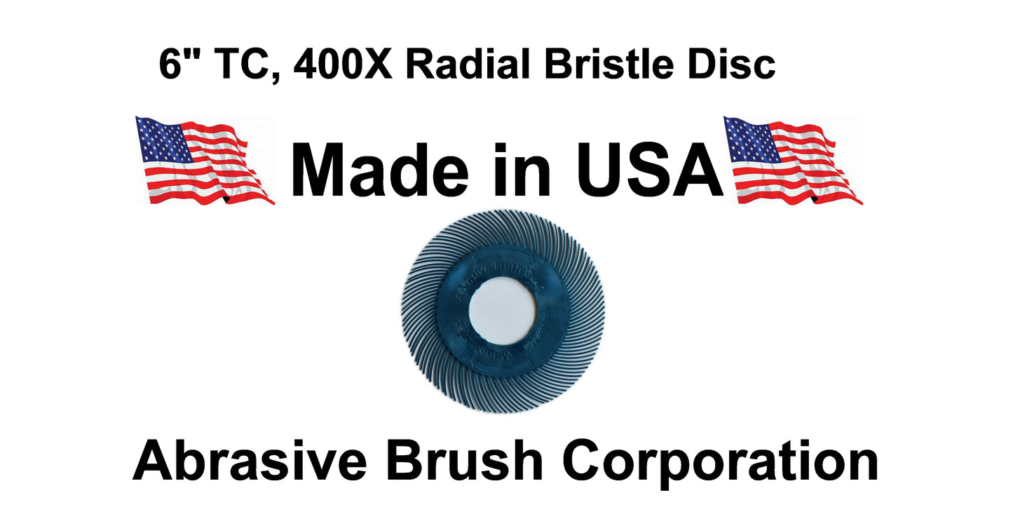 Radial Disc, 6" TC  400X, Box of 40 discs