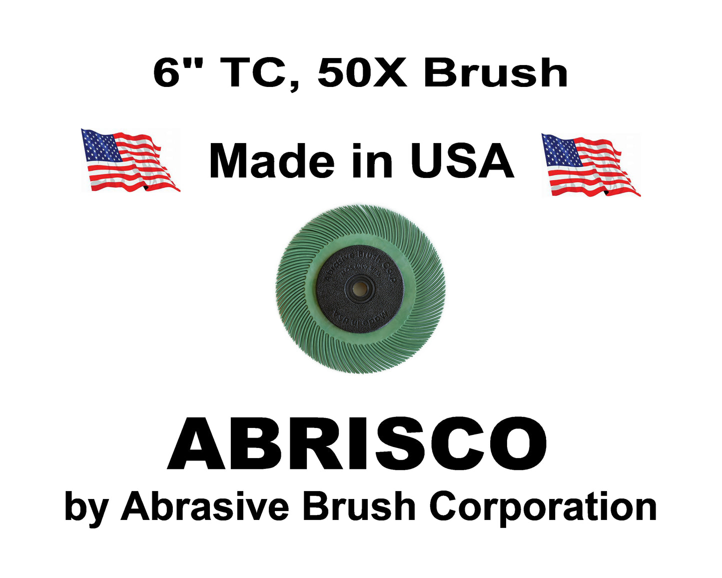 6" TC Brush 50X, 1 Brush per Box