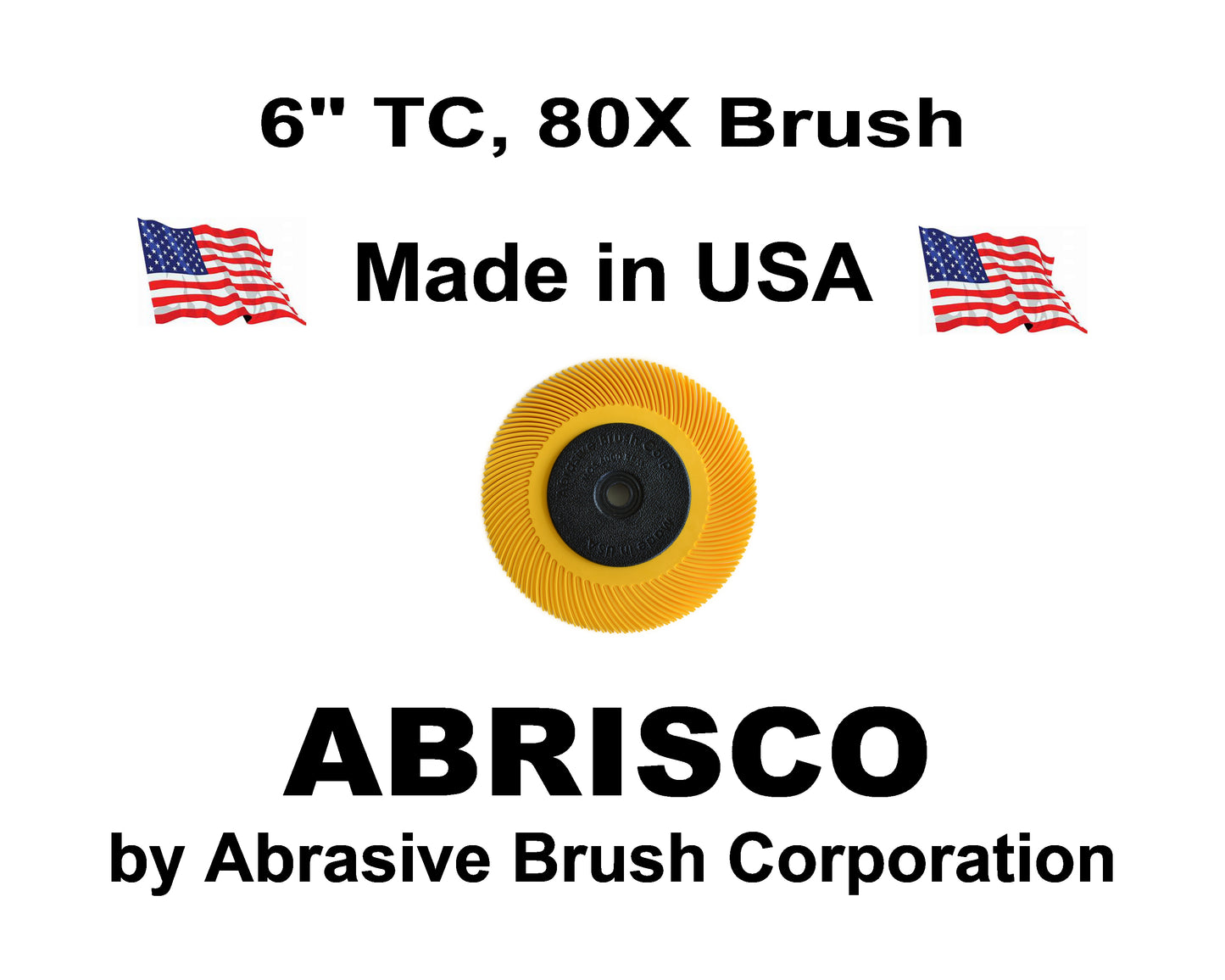 6" TC Brush 80X, 1 Brush per Box